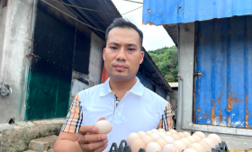 Chàng trai Thanh Hóa bỏ việc khách sạn 'sang chảnh',  về quê nuôi gà đẻ trứng thu 2 tỷ/năm